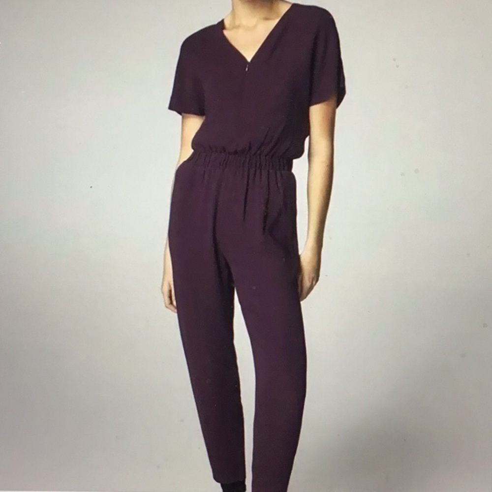 Massimo Dutti Purple Jumpsuit